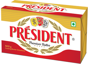 Butter Unsalted 500g President