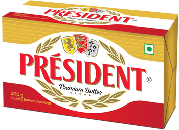Butter Unsalted 500g President