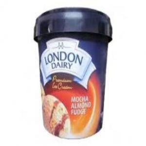 Mocha Almond Fudge 1 Ltr London Dairy