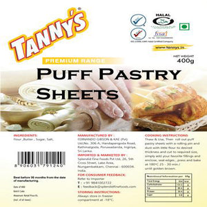 Puff Pastry 500g Tannys