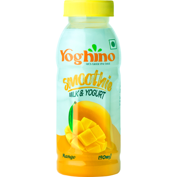 Yoghino Milk & Yogurt Smoothie - Mango, 190 ml