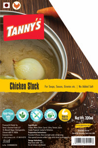 Chicken Stock Unsalted 200ml Tanny's