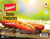 Chicken Franks Tanny's 500g