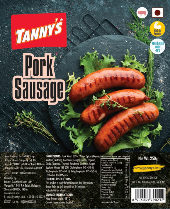 Pork Sausages 250g Tanny's