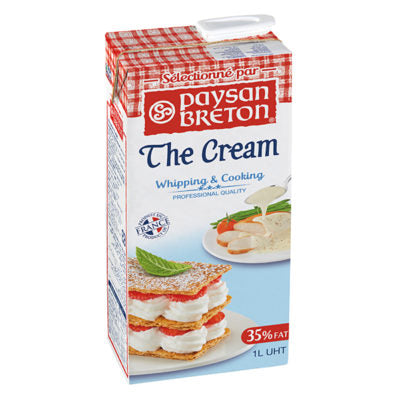 Paysan Bretton UHT Whipping Cream 35.1% Fat 1lt